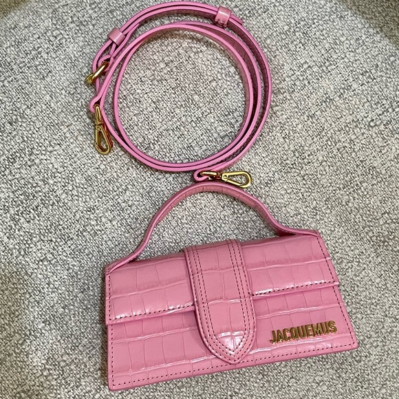 Jacquemus Pink Le Raphia ‘Le Bambino’ Bag - Picture 8 of 11